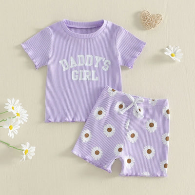 DADDY'S GIRL Daisies Outfit