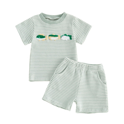 THREE LITTLE FISH Striped Outfit
