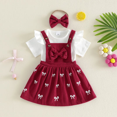 BOWTIE Corduroy Dress