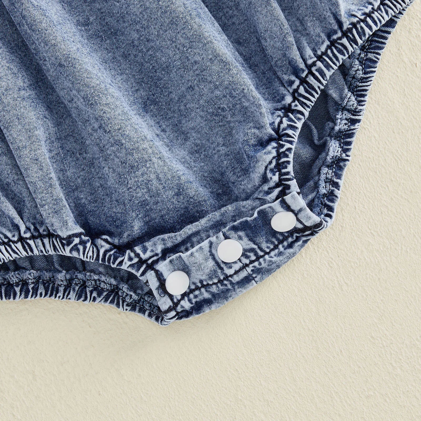 EVIE Denim Collar Romper
