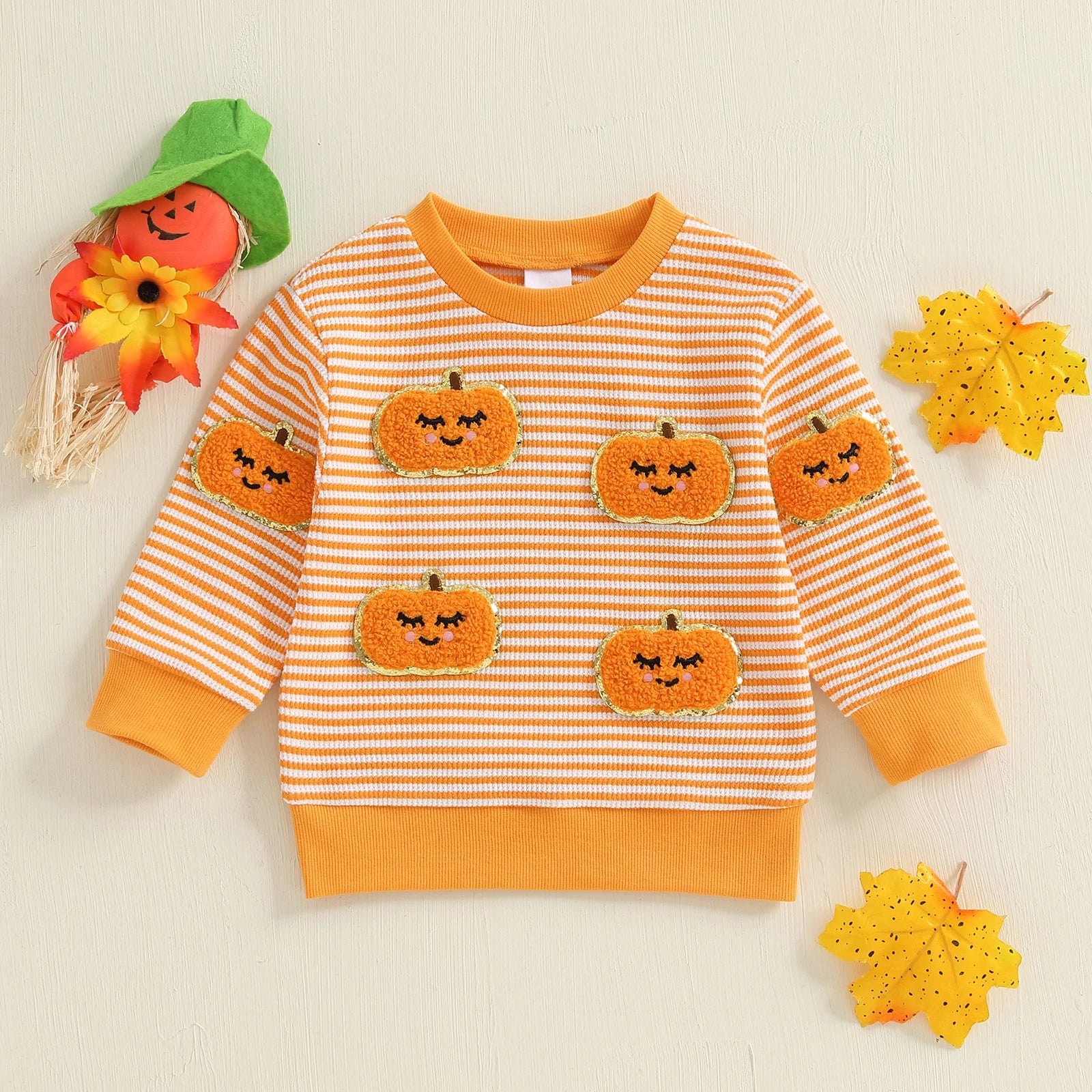 HALLOWEEN Striped Sweatshirt