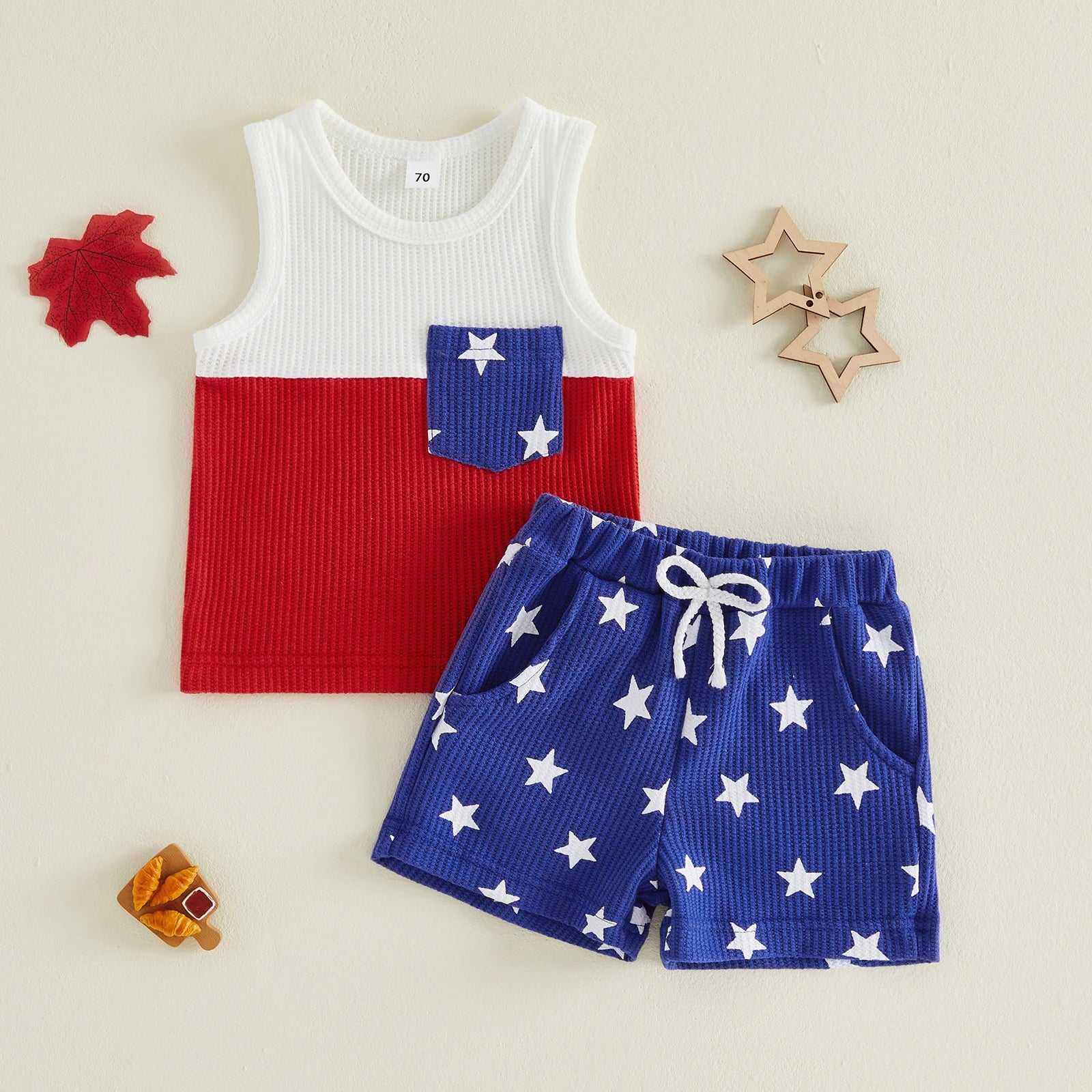 RED WHITE & BLUE Tank Outfit