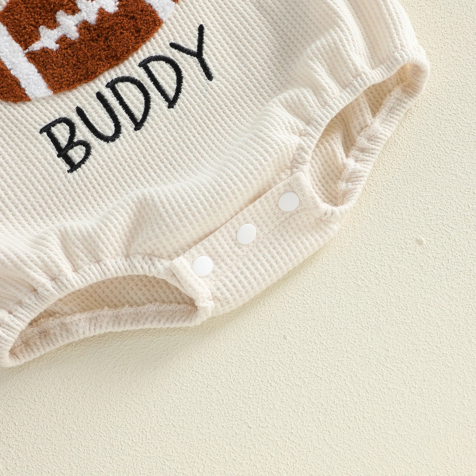 DADDY'S FOOTBALL BUDDY Long-Sleeve Onesie