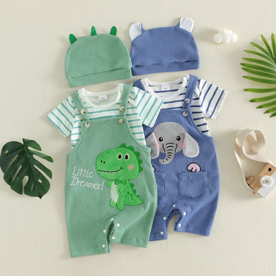 LITTLE DREAMER Overalls with Beanie