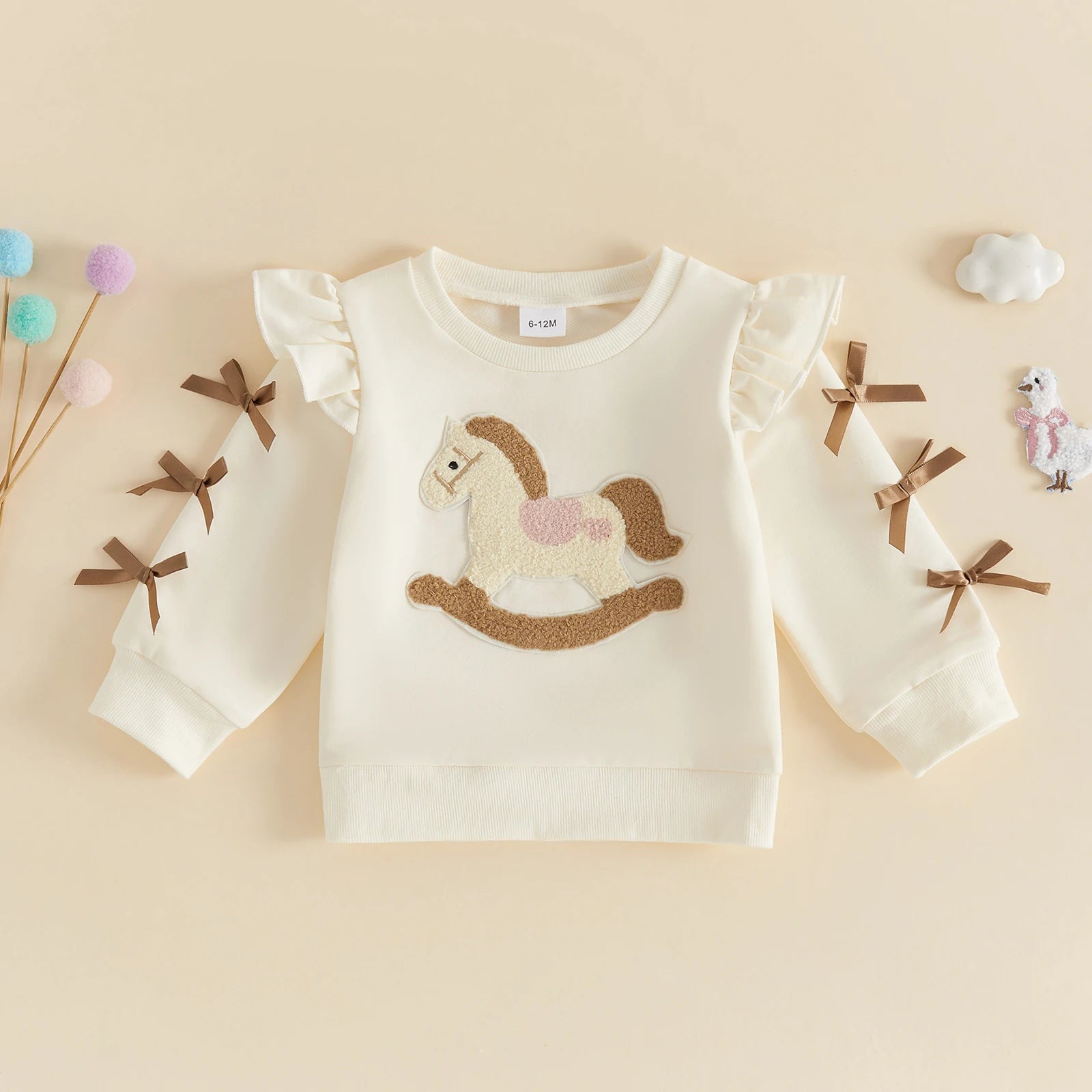 ROCKING HORSE Bowtie Sweatshirt