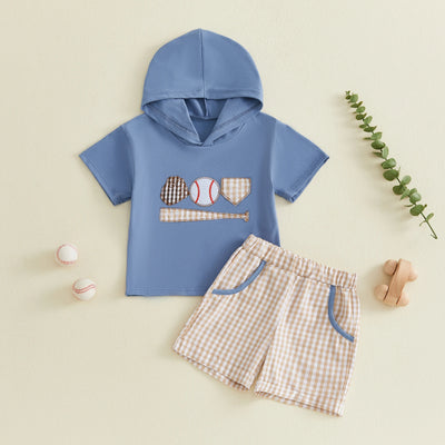 BASEBALL Checkered Hoody Outfit