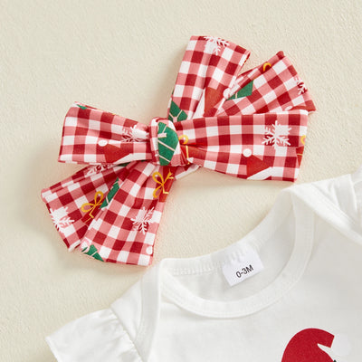 MY 1ST CHRISTMAS Checkered Outfit