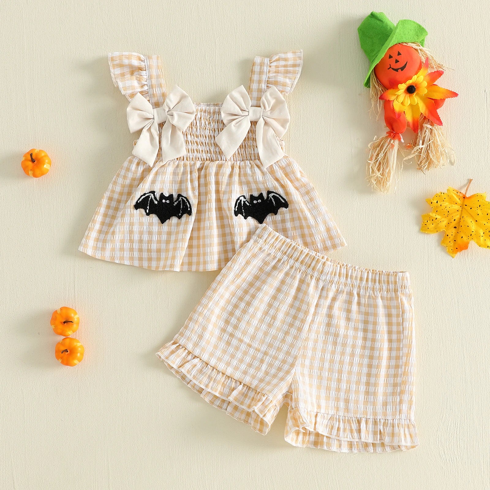 SPOOKY Checkered Bowtie Outfit