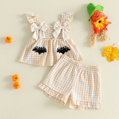 SPOOKY Checkered Bowtie Outfit