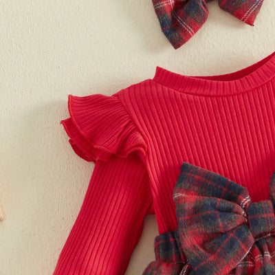 VIVIENNE Plaid Romper Dress