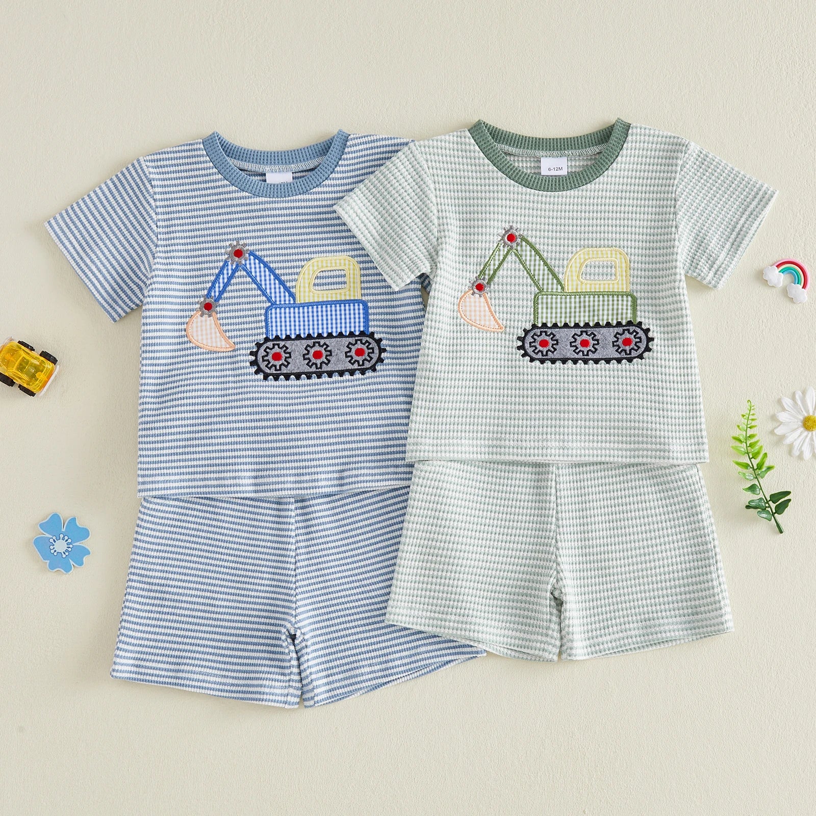 EXCAVATOR Striped Outfit