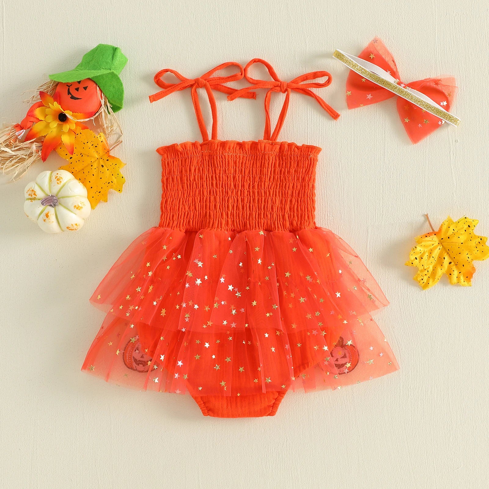 HALLOWEEN Layered Tutu Romper