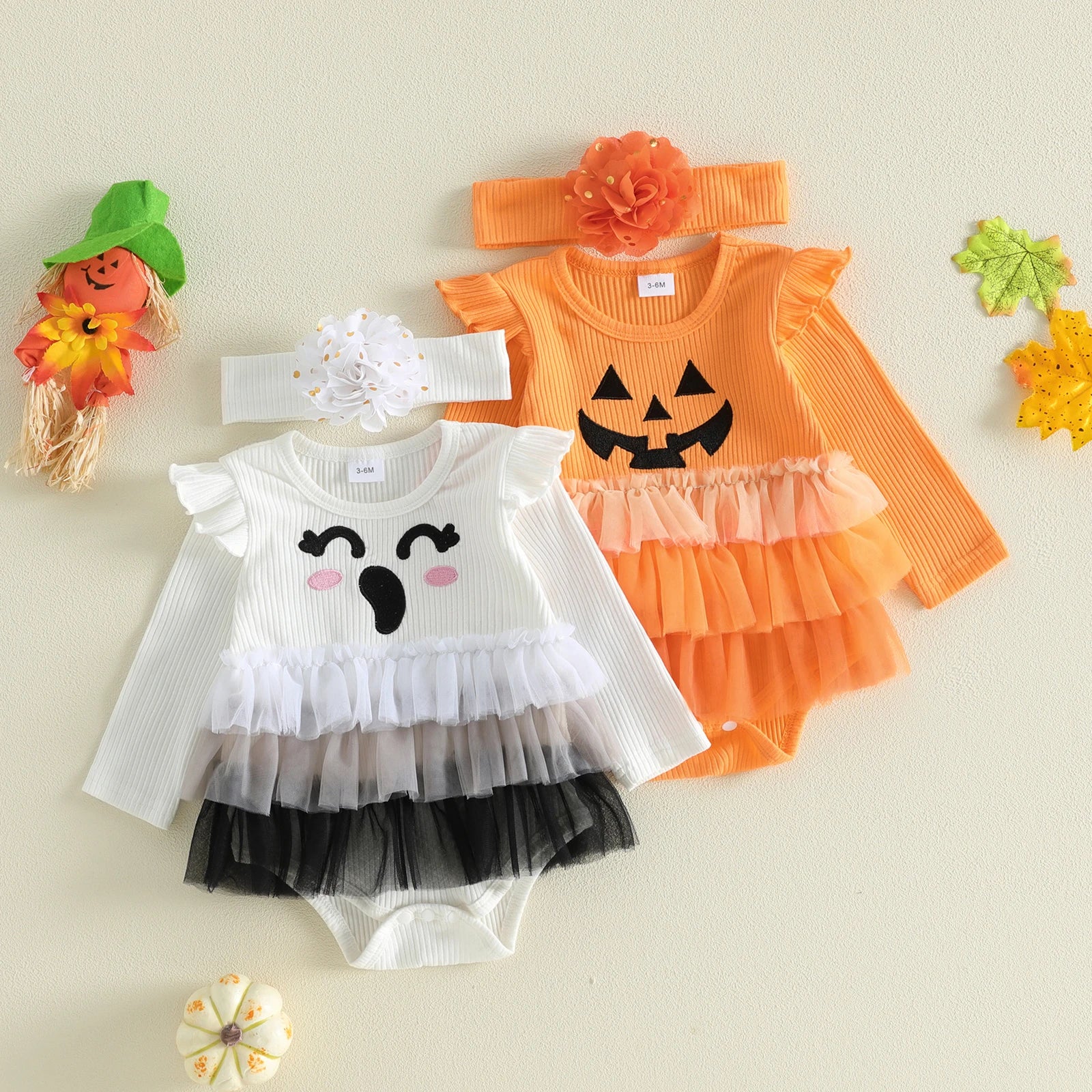 HALLOWEEN Layered Tutu Romper