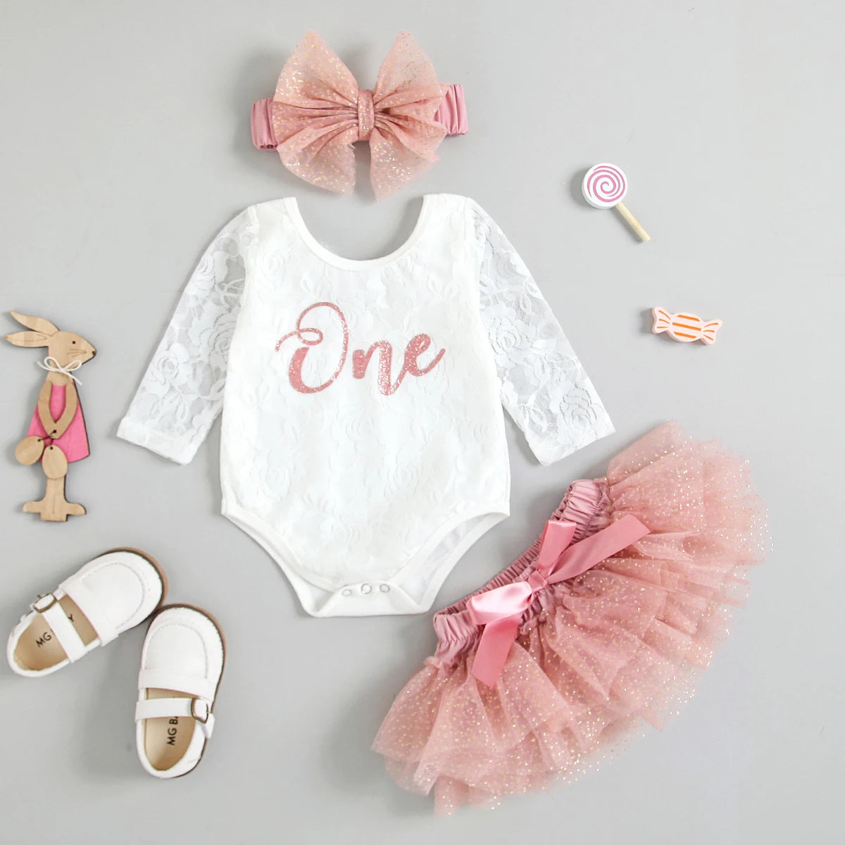 ONE Lace Tutu Outfit