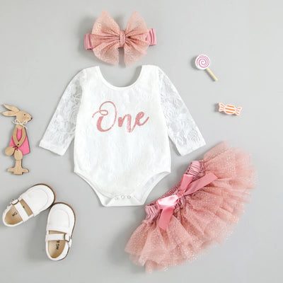 ONE Lace Tutu Outfit