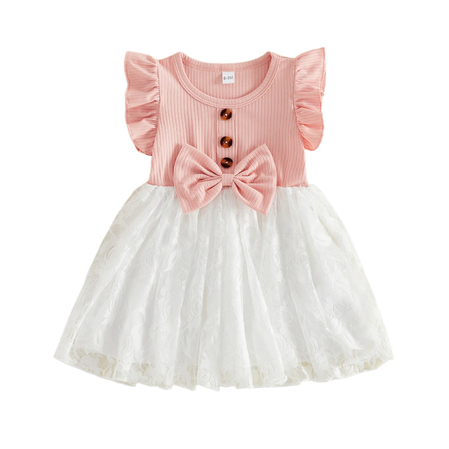 MABEL Lace Bowtie Dress