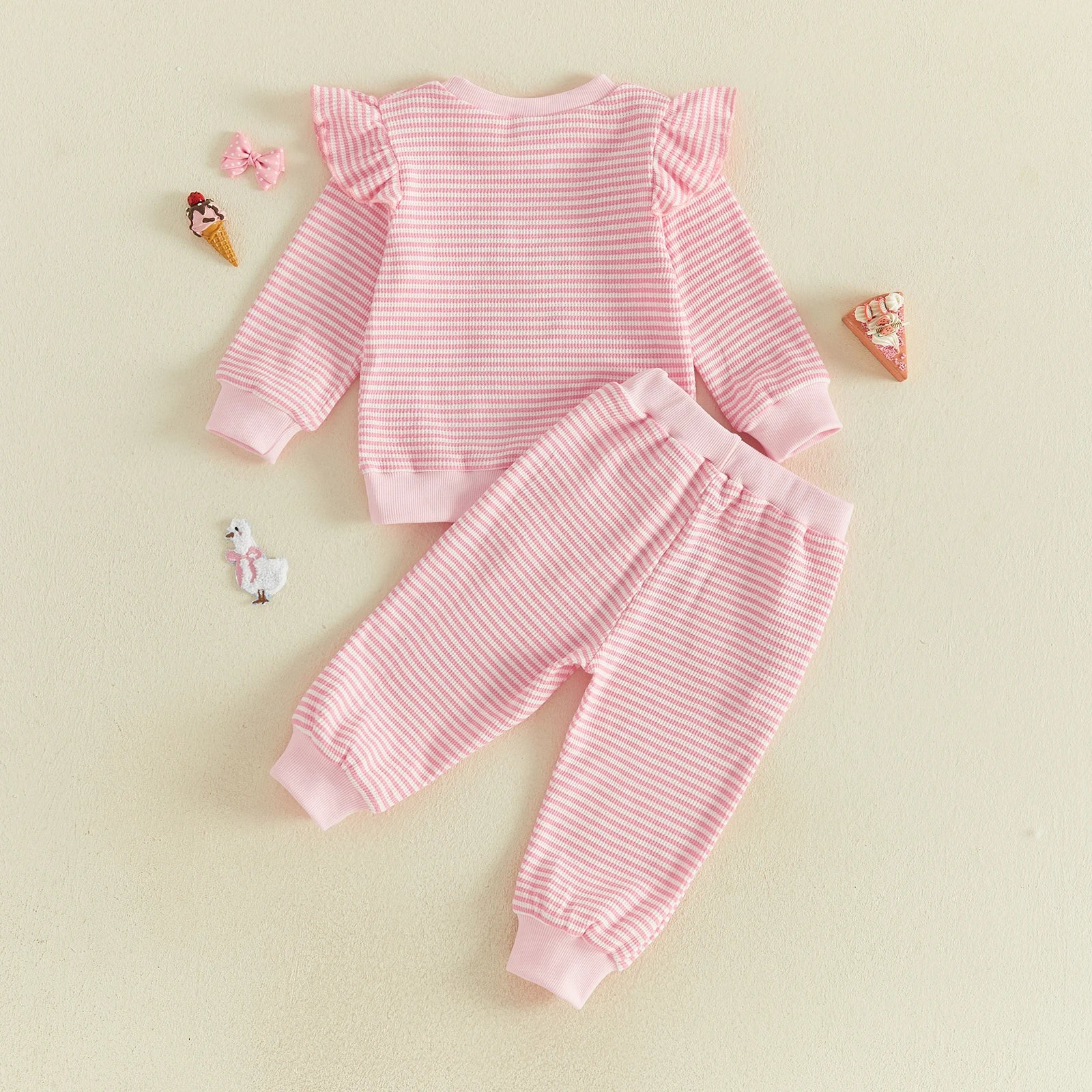 ONE GOOSE Striped Outfit