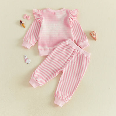ONE GOOSE Striped Outfit