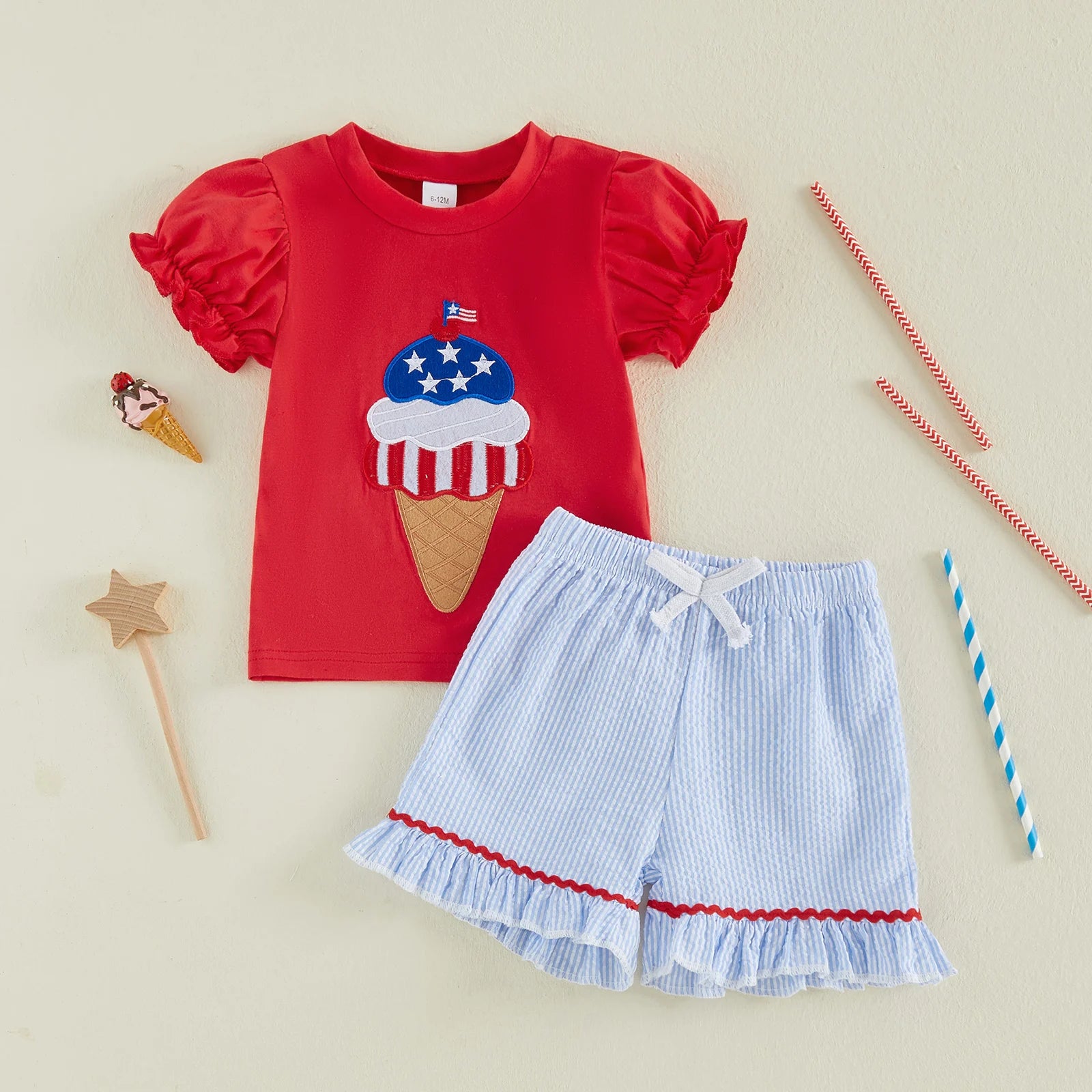 USA ICE CREAM CONE Outfit