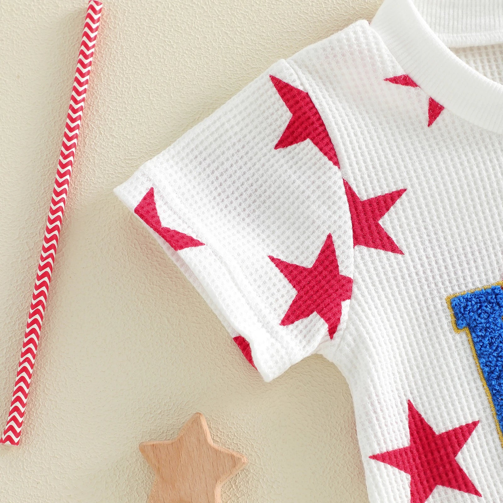 USA STAR White Jumpsuit