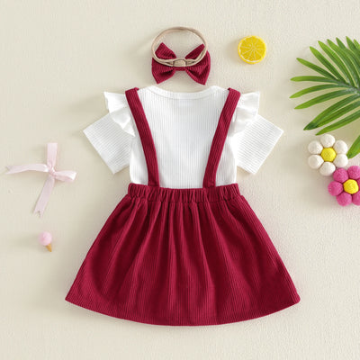 BOWTIE Corduroy Dress