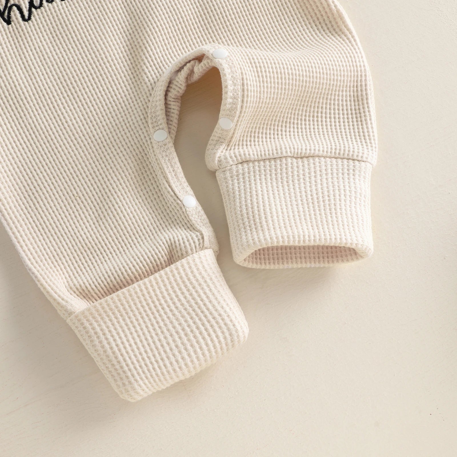 MY FIRST HANUKKAH Waffle Knit Jumpsuit