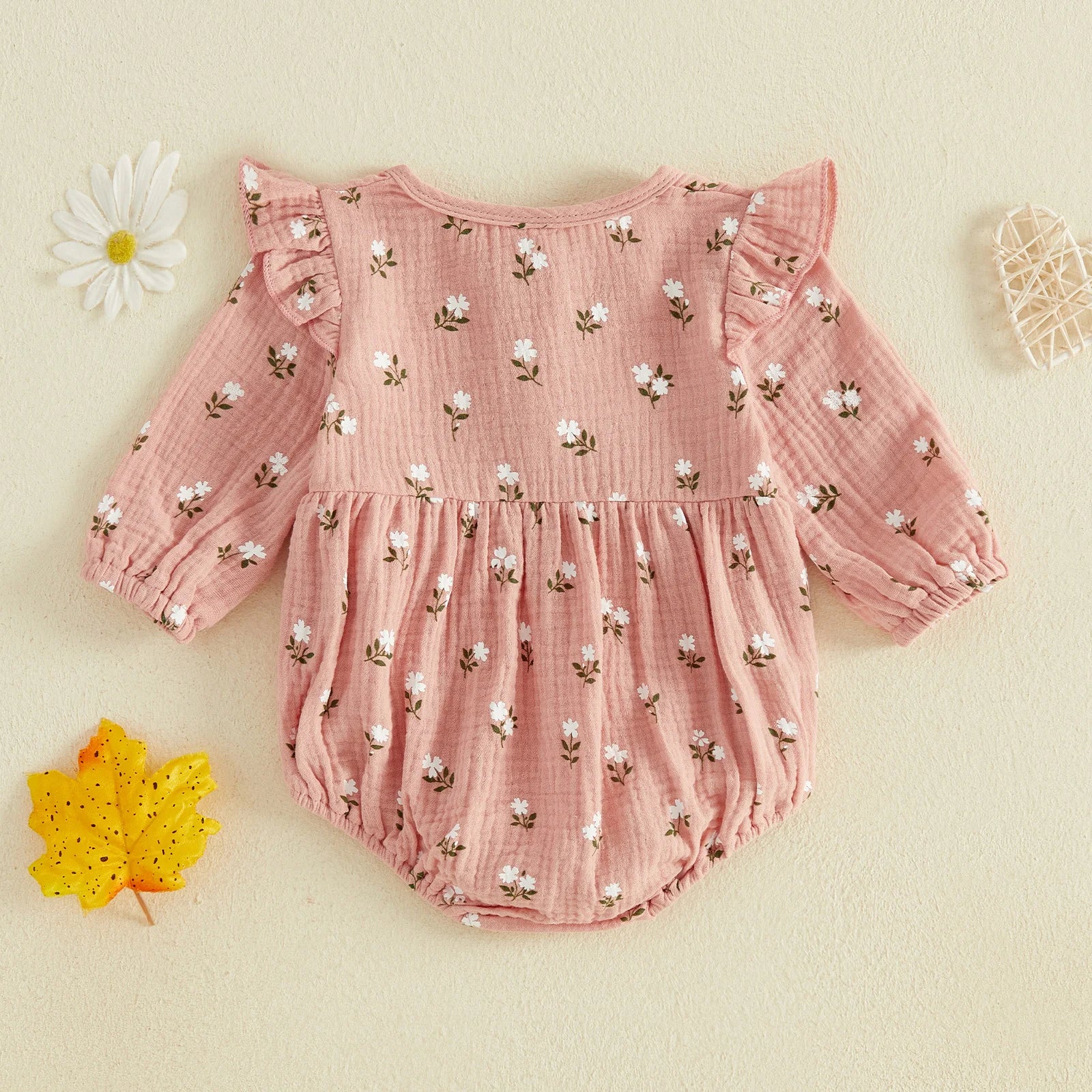 LEAH Floral Romper