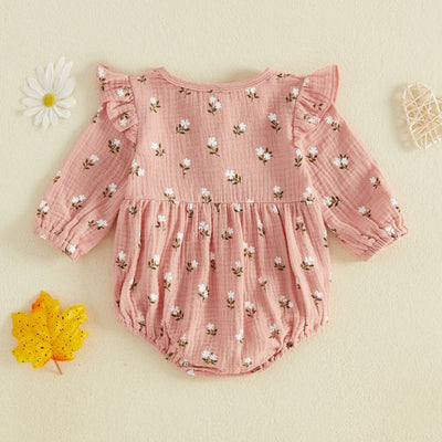 LEAH Floral Romper