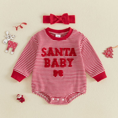 SANTA BABY Long-Sleeve Onesie