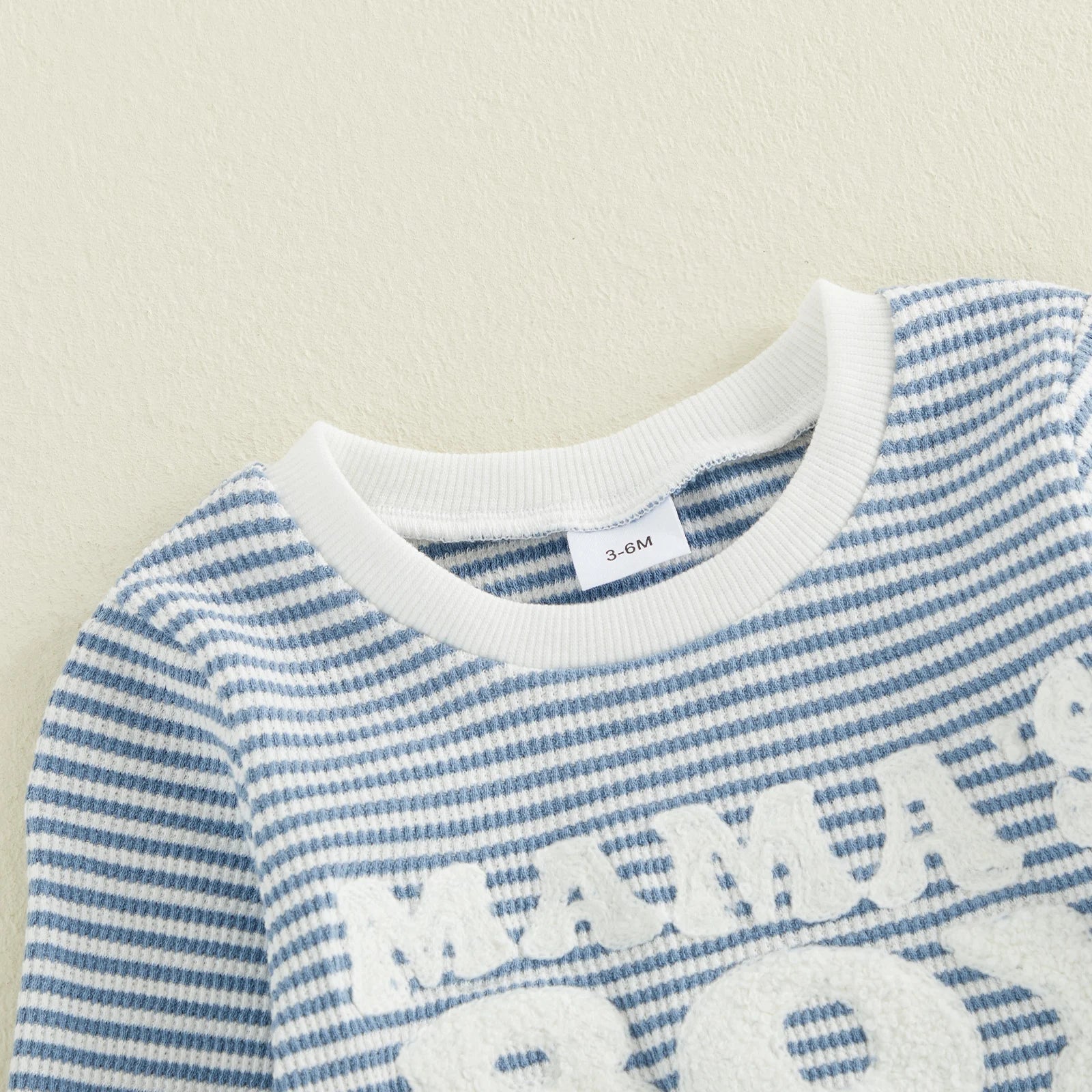 MAMA'S BOY Striped Joggers Outfit