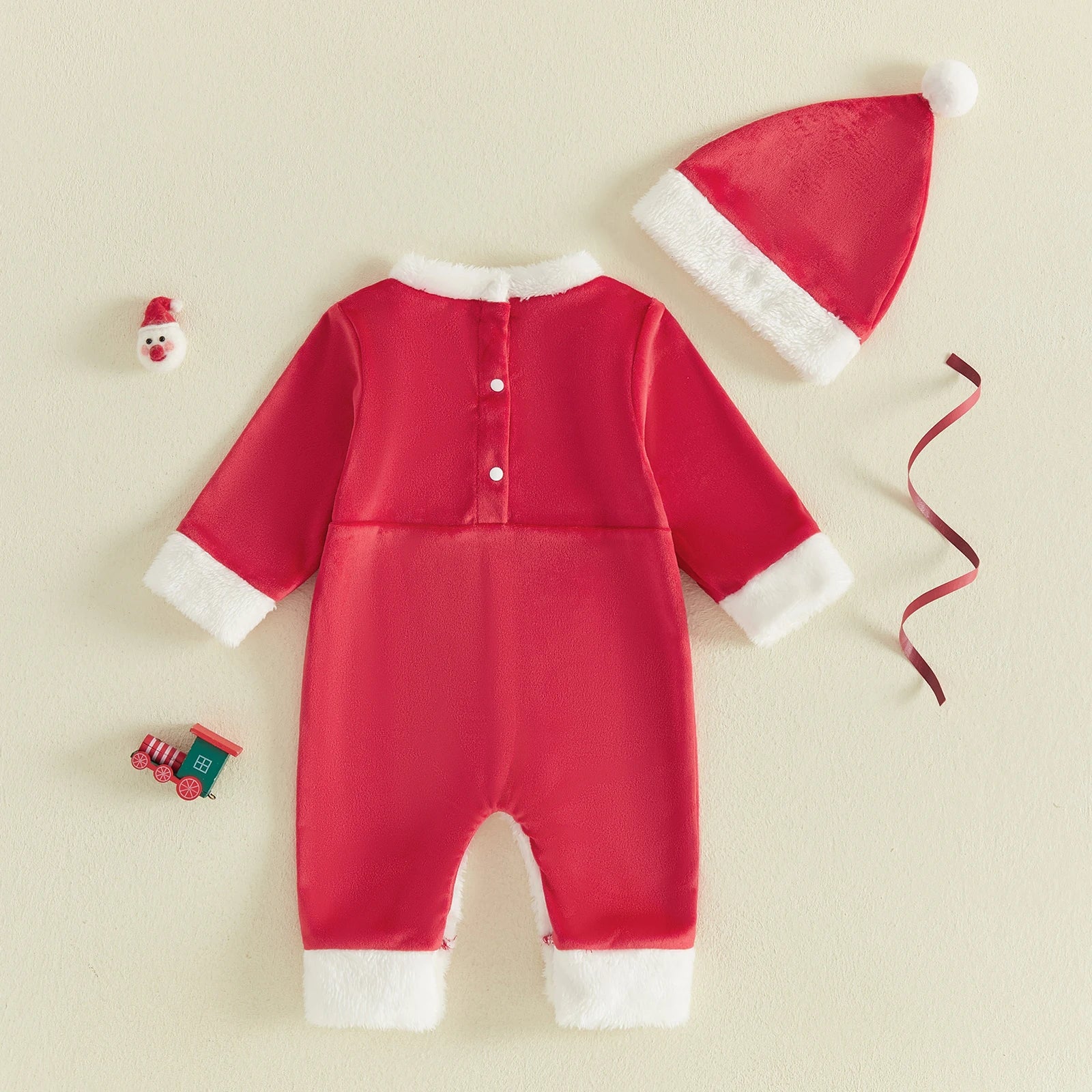 MY FIRST CHRISTMAS Velvet Outfit
