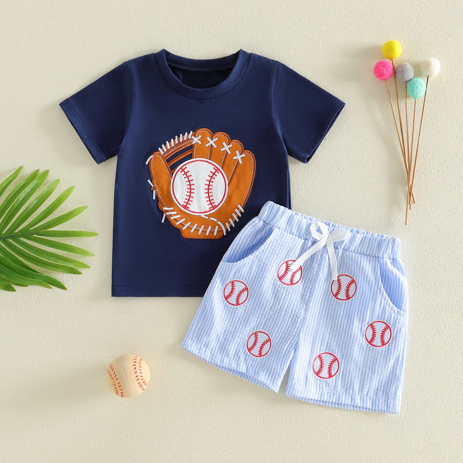 BASEBALL Blue Outfit