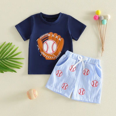 BASEBALL Blue Outfit