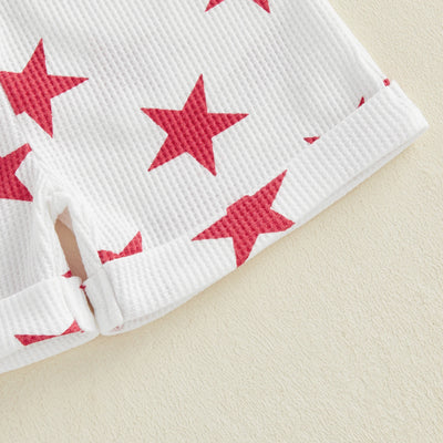 USA STAR White Summer Outfit