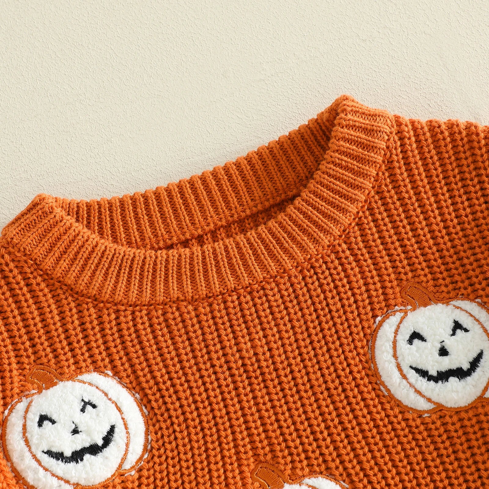 HAPPY PUMPKIN Knitted Sweater