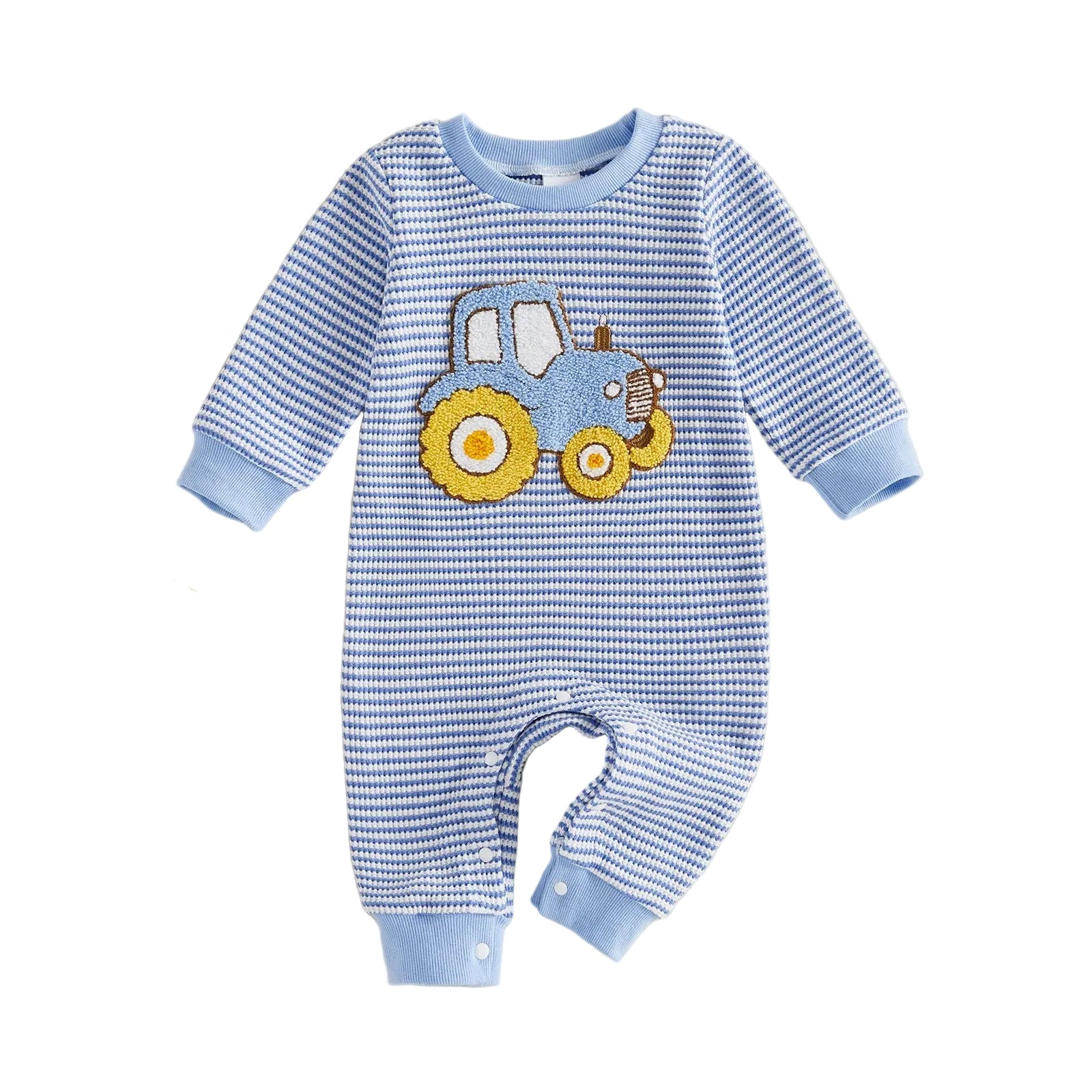 TRACTOR Striped Blue Jumpsuit