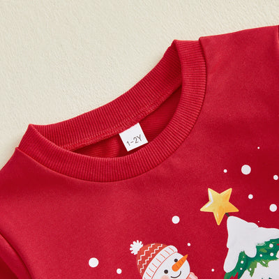 JOLLY HOLIDAYS Red Sweatshirt