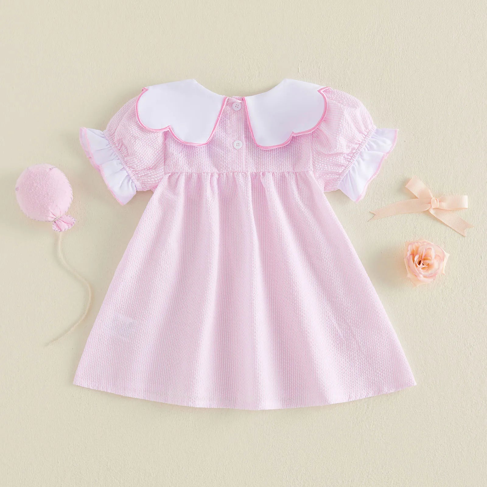 DADDY'S GIRL Collar Dress