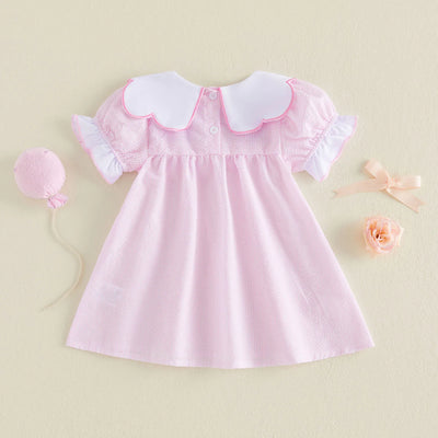 DADDY'S GIRL Collar Dress