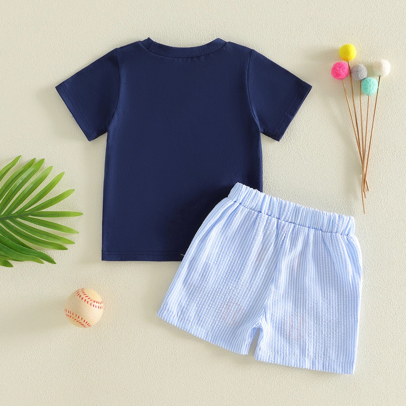 BASEBALL Blue Outfit