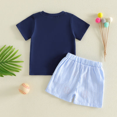 BASEBALL Blue Outfit