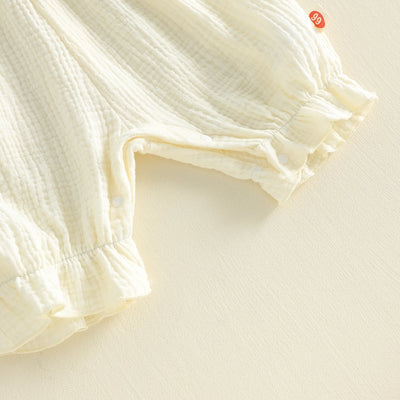 SHAY Smocked Jumpsuit with Sun Hat