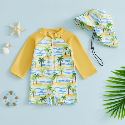 SUNNY DAYS Swimsuit with Sun Hat