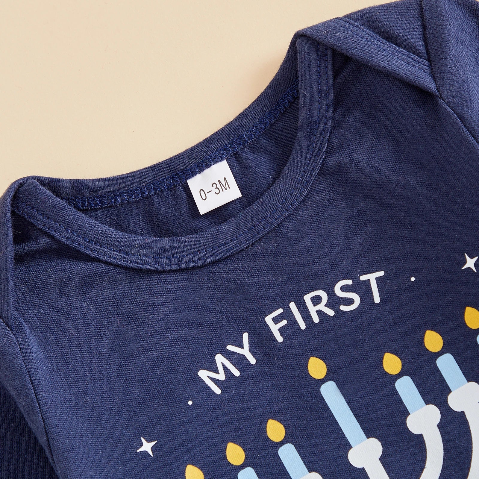 MY FIRST HANUKKAH Blue Outfit