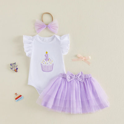 ONE Birthday Cupcake Tutu Outfit