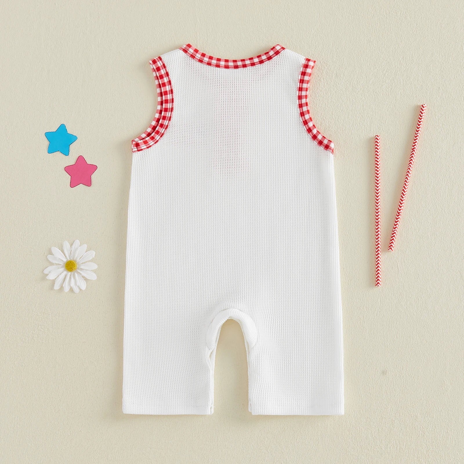 USA White Jumpsuit