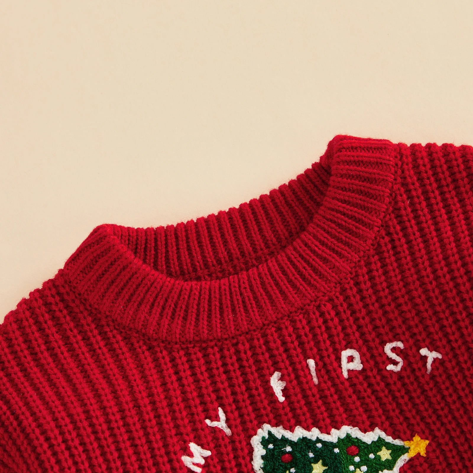 MY FIRST CHRISTMAS Car Knitted Sweater