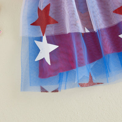 USA Smocked Star Dress