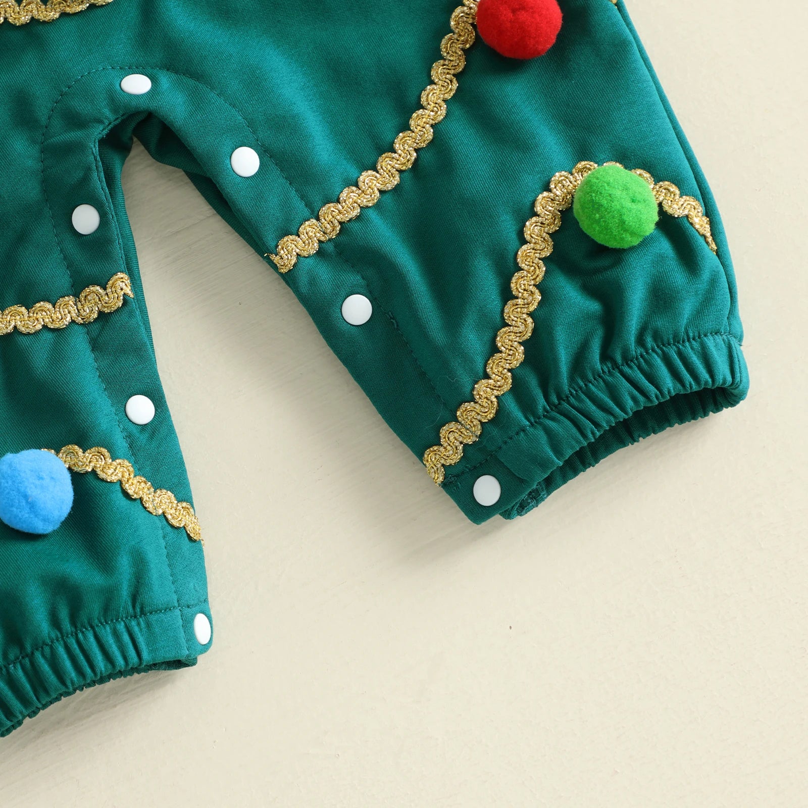 CHRISTMAS TREE Pompom Jumpsuit
