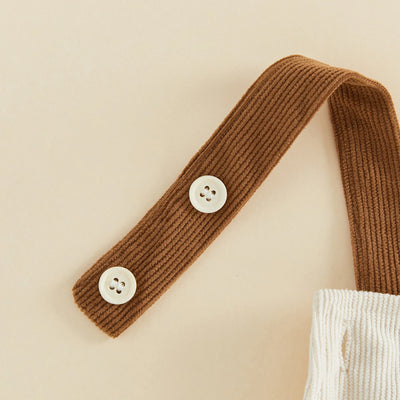 MY FIRST FOOTBALL SEASON Corduroy Romper